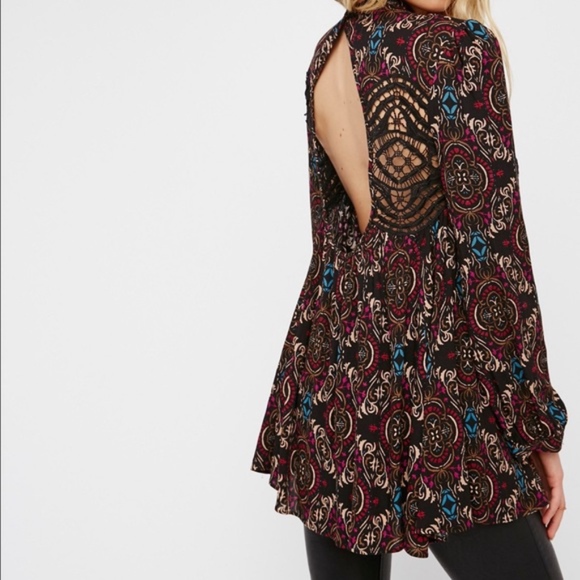 *LAST CHANCE* Free People Sweet Thang Printed Tunic Dress M - Picture 2 of 6